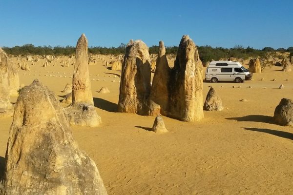 Pinnacles im Nambung Nationalpark nördlich von Perth in Western Australia