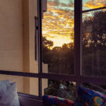Unsere Wohnung in Perth: Sonne in der Morgendämmerung